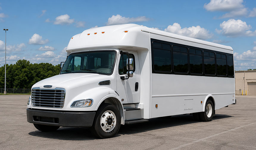 25-passenger minibus for charter in Charlotte, NC